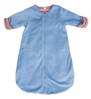 Fleece spací pytel - ŠEDOMODRÝ