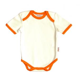 Lemované body s kr.rukávem - ORANŽOVÉ