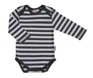 Pruhované body - ŠEDÉ