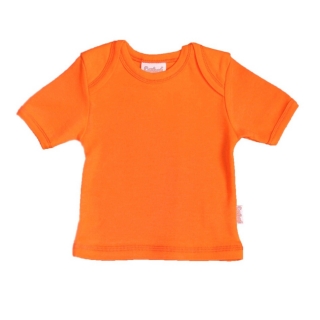 Kojenecké tričko s kr. rukávem - ORANŽOVÉ
